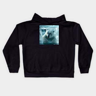 Ice Bear . Kids Hoodie